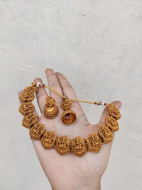 Lakshmi temple necklace 2