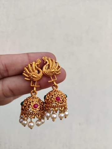 Peacock jhumki 2