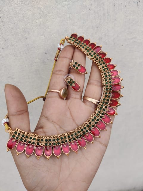 Red Palakka necklace