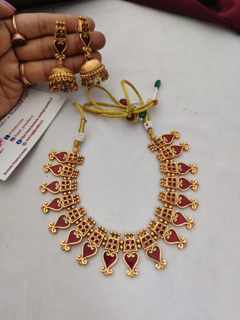 Palakka red necklace