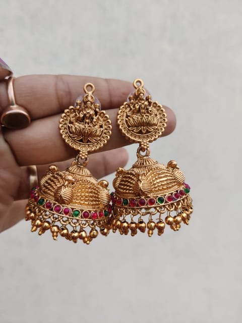 Peacock jhumki matte