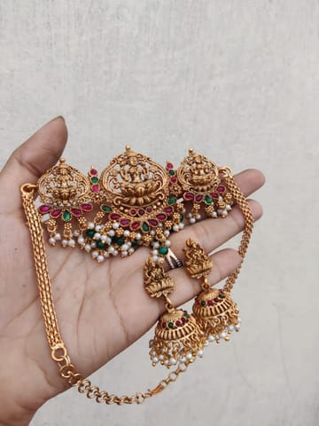 Temple lakshmi choker set