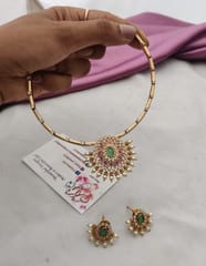 Kemp attigai choker premium quality gold look