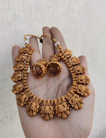 Copper necklace set