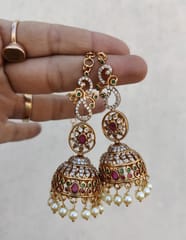 Premium gold bridal JhumkA